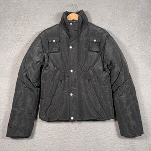 Corrupt Kid Down Puffer Jacket Mens S Black Rare Japanese Streetwear Overstuffed